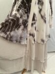 Abaya Buth light grey marble effect abaya