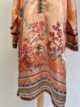 J Pret new tag peach patterned kurta