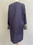 Khaadi blue and gold applique new tag kurta