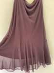 Alexon chiffon purple skirt full view