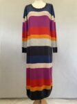 H&M long striped jumper dress full view