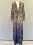 Resort zebra print sheer overwrap size 12 14