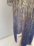 Resort zebra print sheer overwrap full view