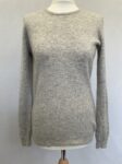 Charter Club cashmere grey jumper full view