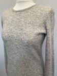 Charter Club cashmere grey jumper full view