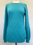 Charter Club cashmere turquoise jumper full view