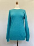 Charter Club cashmere turquoise jumper, size M