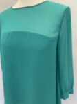 French Connection turquoise blouse full view