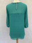 French Connection turquoise blouse full view