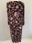 George black floral stretch top full view