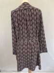 George purple patterned long sleeved tunic full view