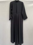 Girls black abaya back