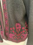 Monsoon open front cross stich detail cardigan full