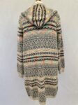 Monteau long hooded chunky cardigan full