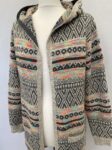 Monteau long hooded chunky cardigan full