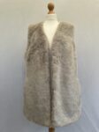 New Look silver gilet full view