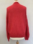 Next pink chunky knit cardigan full