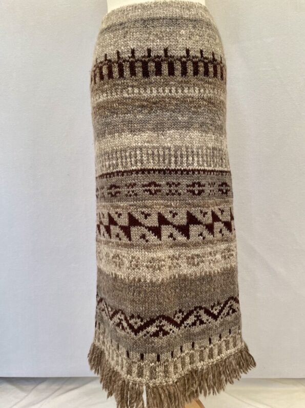 Peruvian Connection (from Uruguay) wool long skirt size S