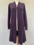 Principles purple open front cardigan full view