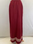 Refka red knitted maxi skirt full view