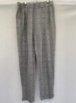 Tu grey chequered trousers plaid full view