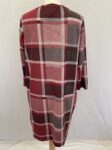 Tu red chequered tunic dress full view