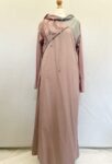 Silk Route pink hooded sports jilbab, size S